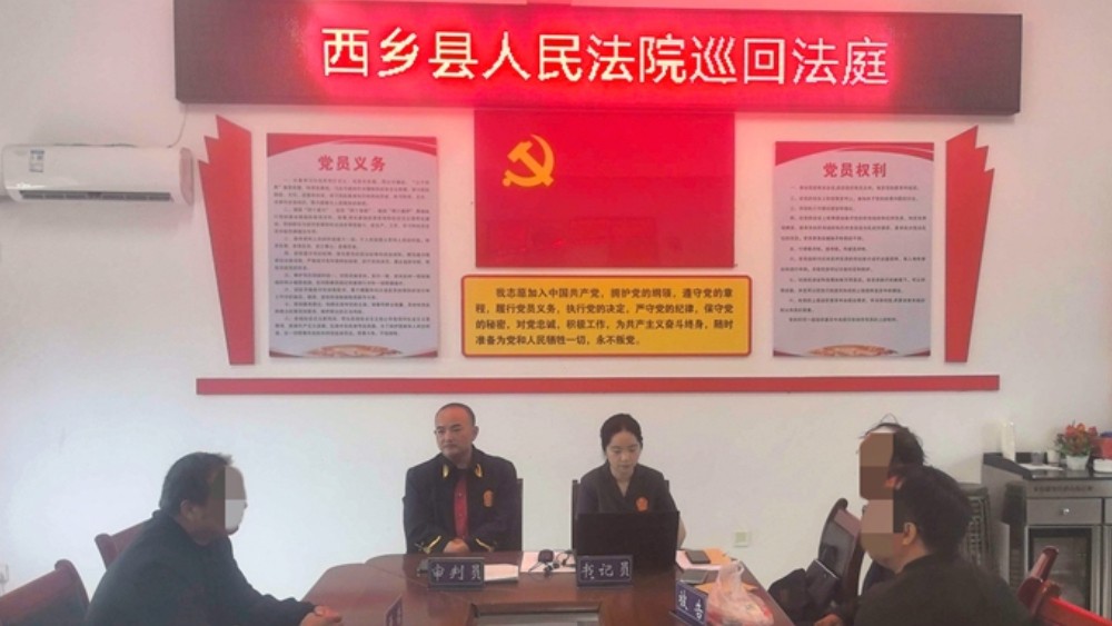 西乡县法院：巡回审判进乡村 十年纠纷一朝解