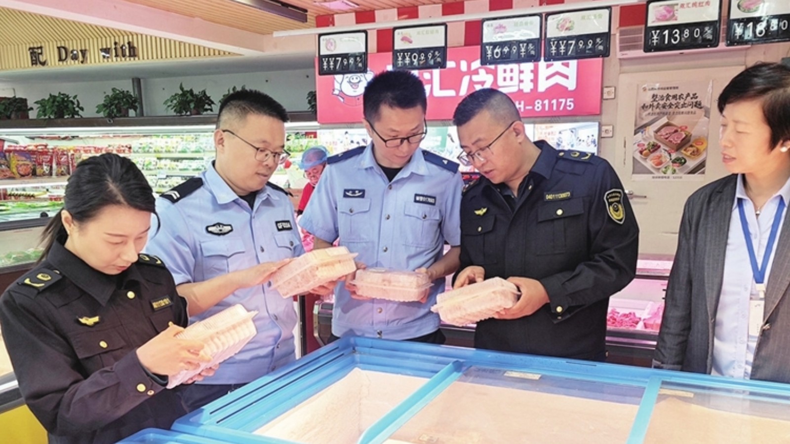 古交市检查商超食品