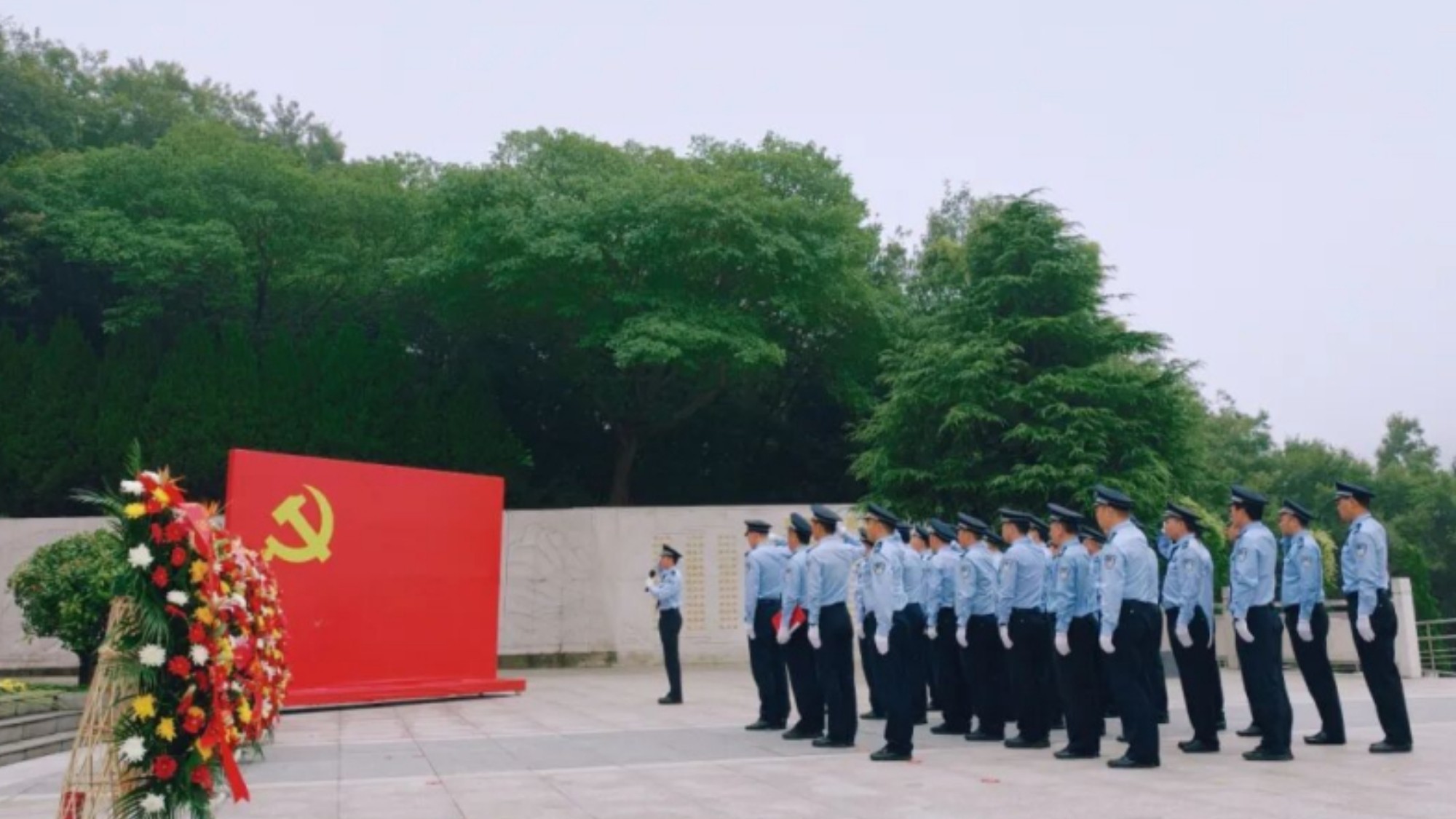 安徽马鞍山：缅怀先烈铸警魂 砥砺奋进担使命