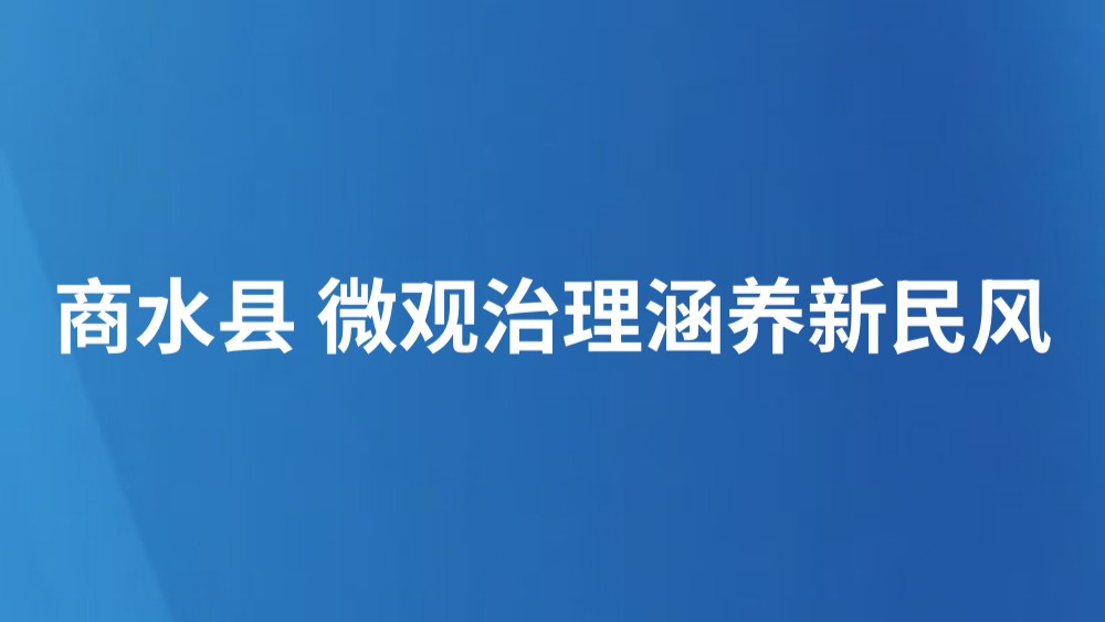 商水县 微观治理涵养新民风（聚焦“两高四着力”·一“县”观察）