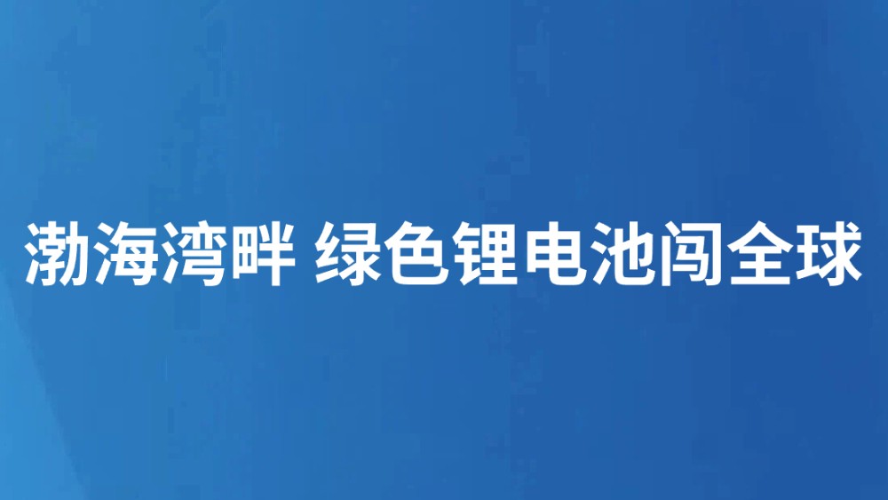 渤海湾畔 绿色锂电池闯全球