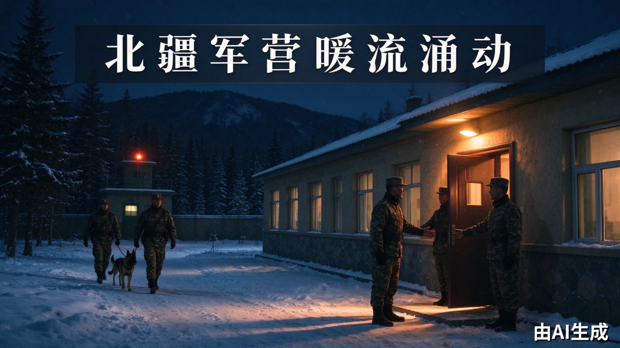 北疆军营暖流涌动