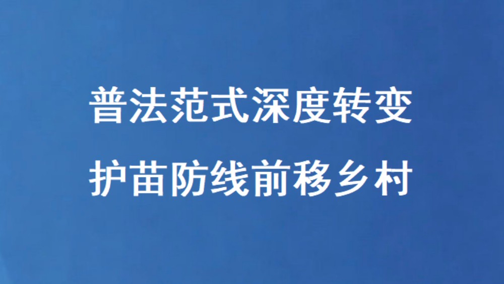 普法范式深度转变 护苗防线前移乡村
