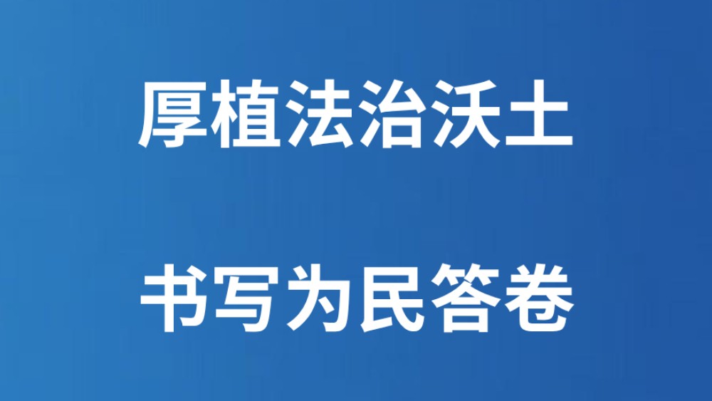 厚植法治沃土 书写为民答卷