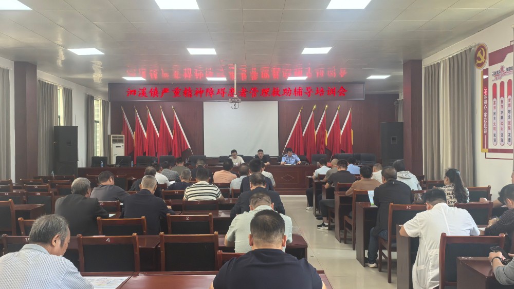 宜春市上高县泗溪镇：组织召开严重精神障碍患者管理救助辅导培训会