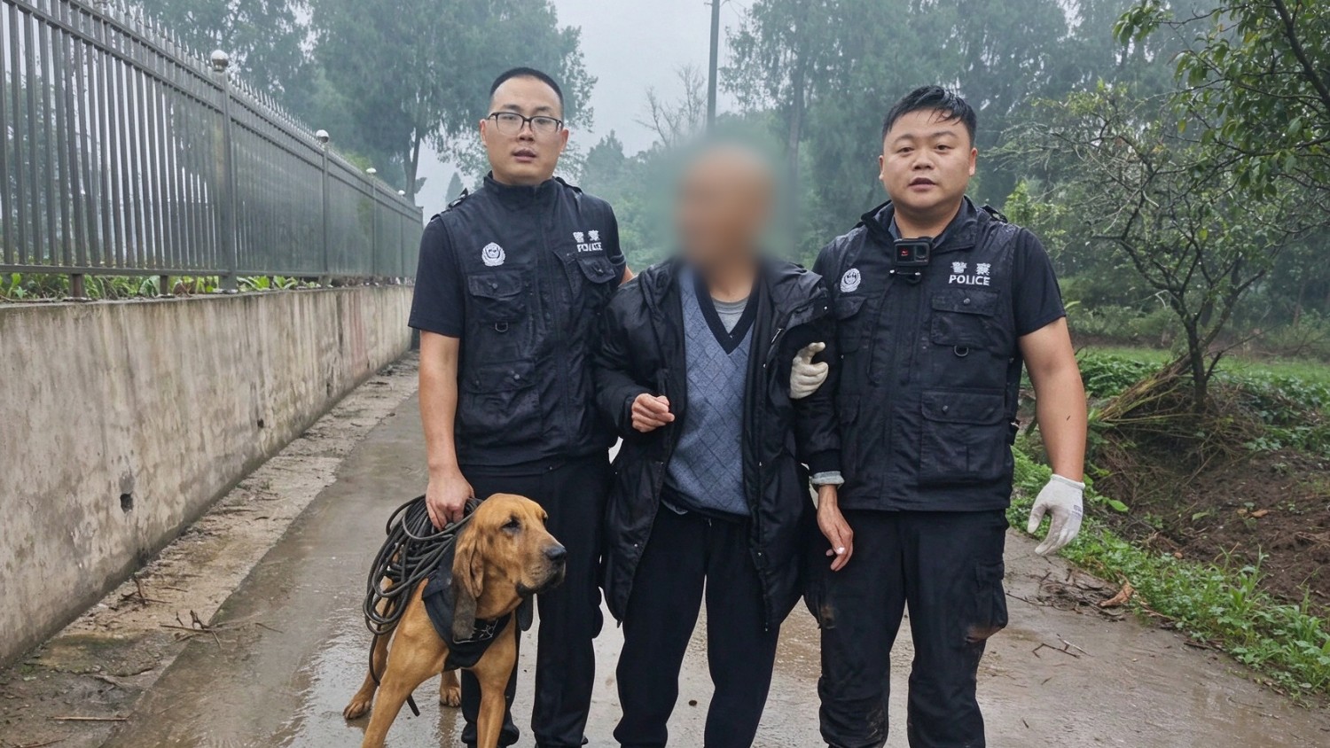 岳池公安：“犬”力出击！警犬“黑虎”4公里循迹，连夜搜救走失老人