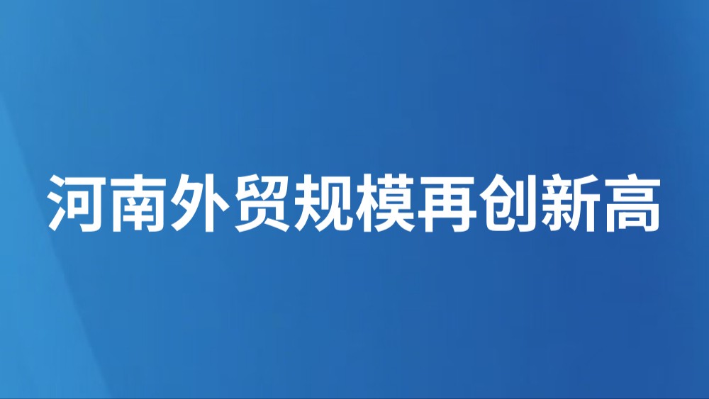 河南外贸规模再创新高