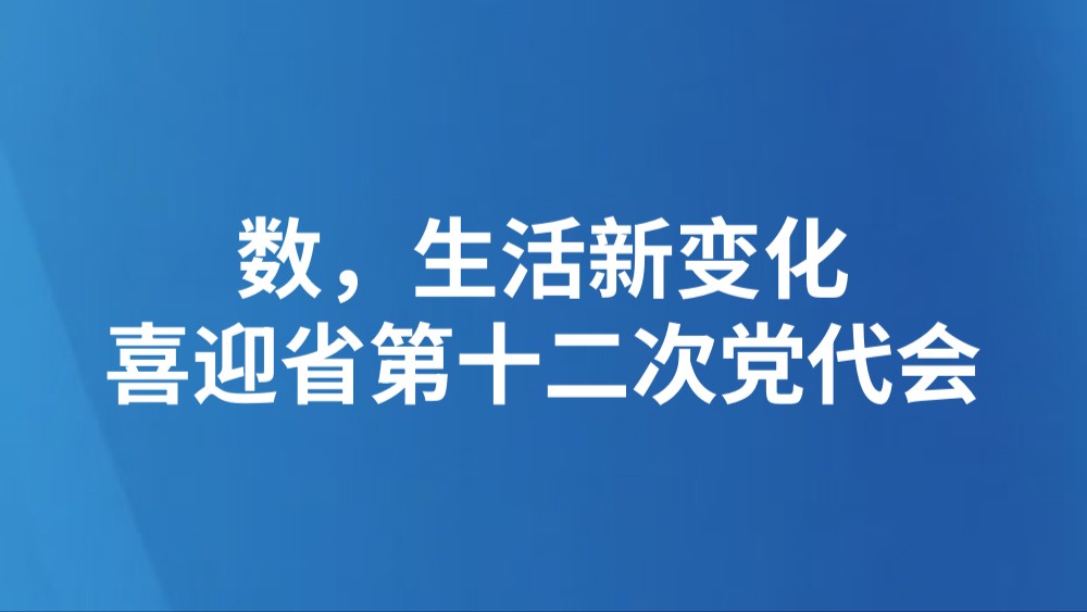 数，生活新变化（喜迎省第十二次党代会）