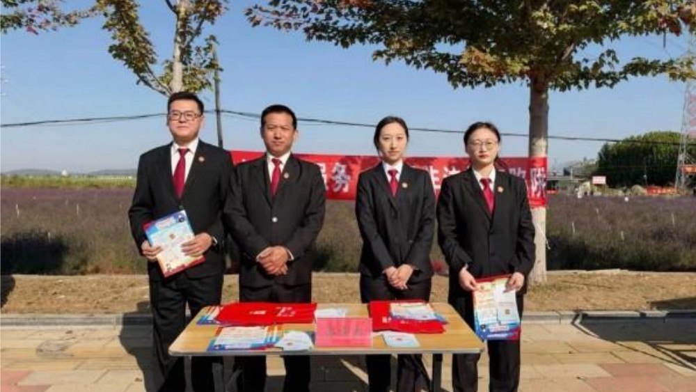 秦皇岛抚宁区法院开展重阳节专题普法宣传活动
