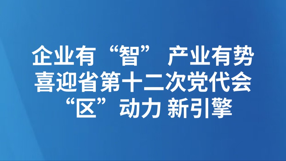 企业有“智” 产业有势（喜迎省第十二次党代会 “区”动力 新引擎）