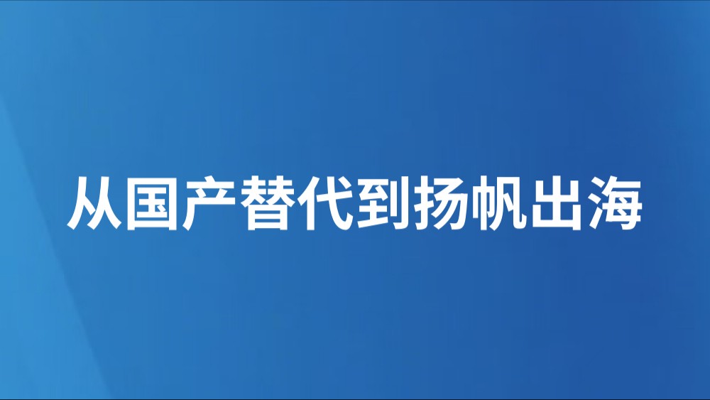 从国产替代到扬帆出海
