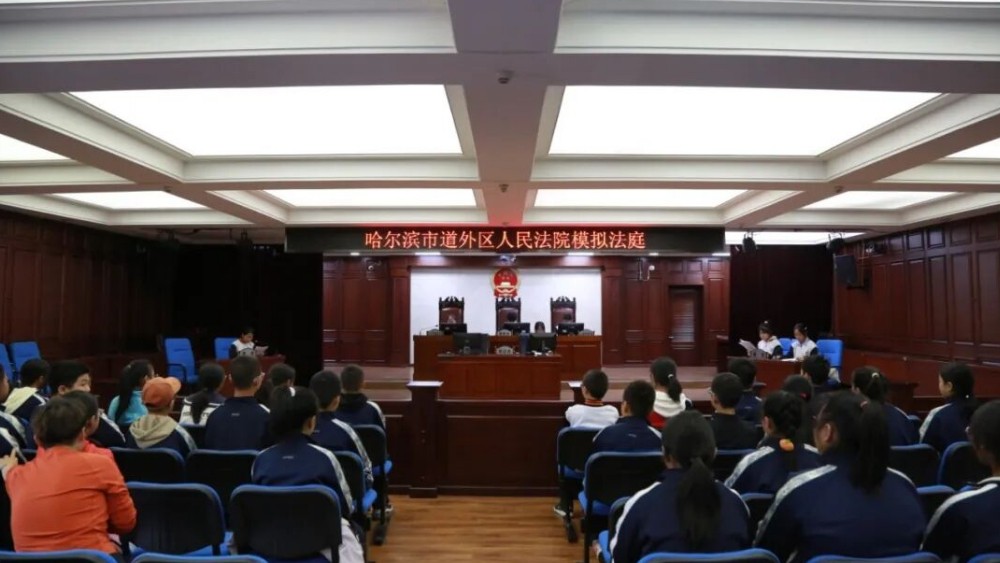 法治种子润青春 道外区法院公众开放日研学活动点亮少年法治信仰