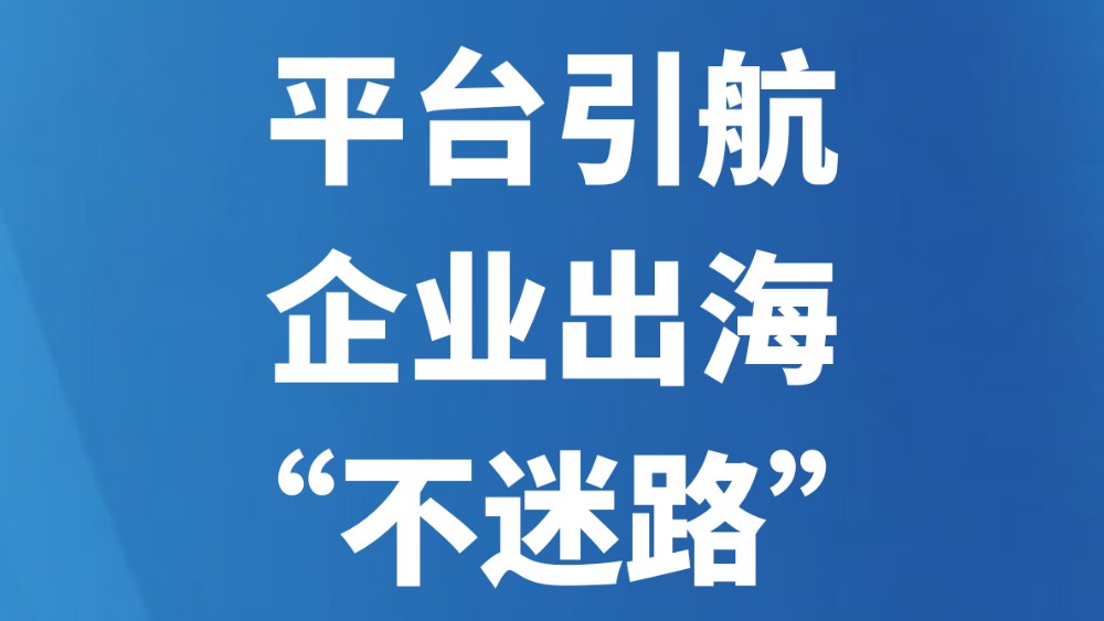 平台引航，企业出海“不迷路”