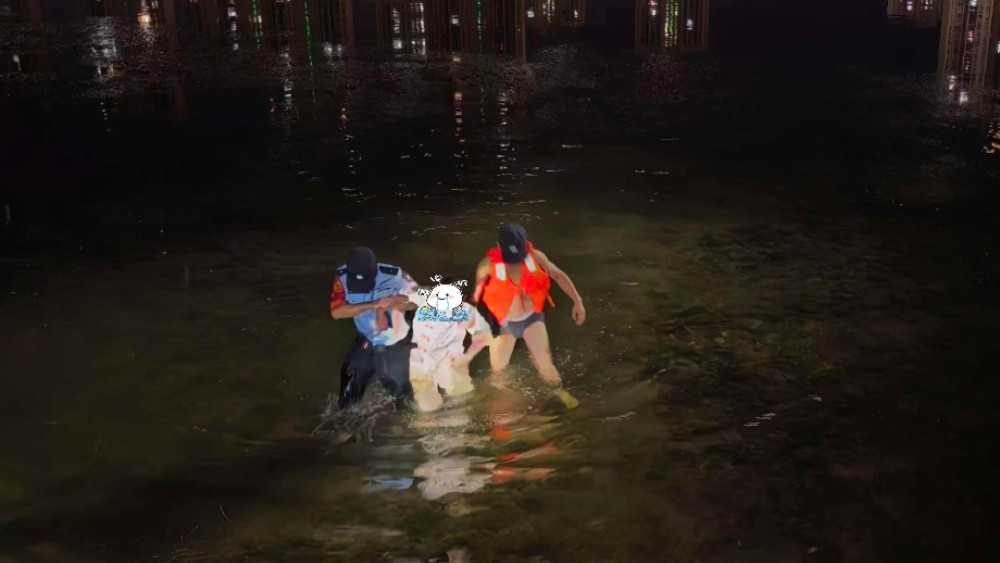 宜春宜阳派出所：夜色中勇赴险境，成功救下落水群众