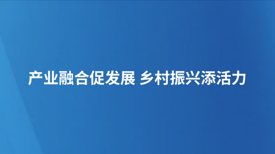 产业融合促发展 乡村振兴添活力