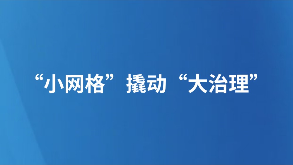 “小网格”撬动“大治理”