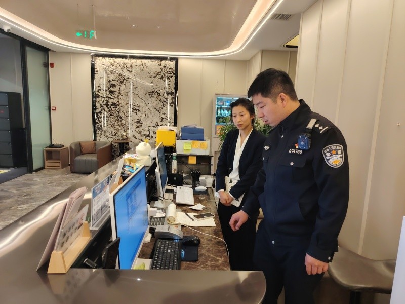 黑龙江省鸡西市虎林市公安局红旗派出所开展辖区行业场所安全检查